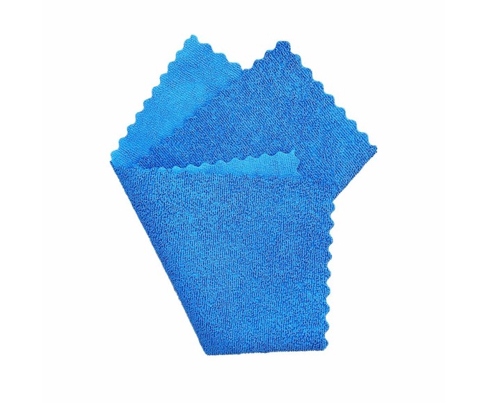 Ścierka z mikrofibry QLEANUP YORK Niebieska 38 x 38 cm