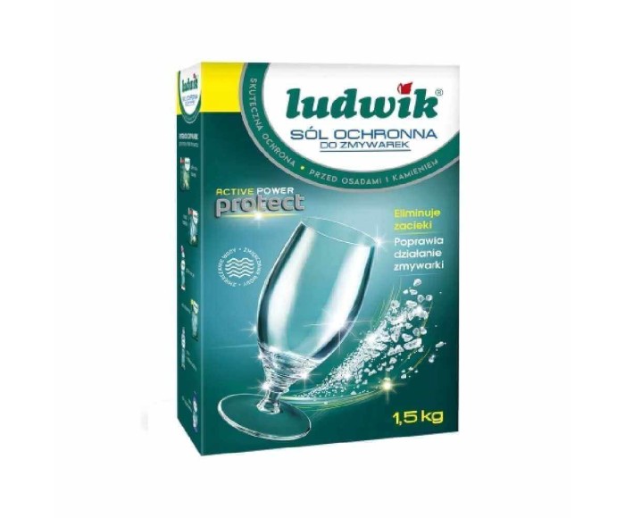 Sól ochronna do zmywarki drobnoziarnista LUDWIK 1,5 kg