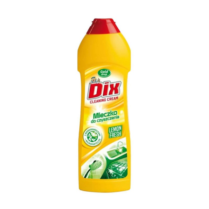 Mleczko do czyszczenia z mikrogranulkami GLOD DROP DIX LEMON FRESH 500ml