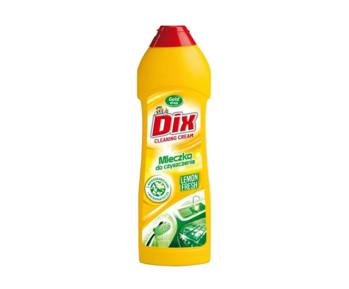 Mleczko do czyszczenia z mikrogranulkami GLOD DROP DIX LEMON FRESH 500ml