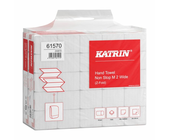 Ręczniki papierowe trzypanelowe Non Stop KATRIN 61570 2W 4000