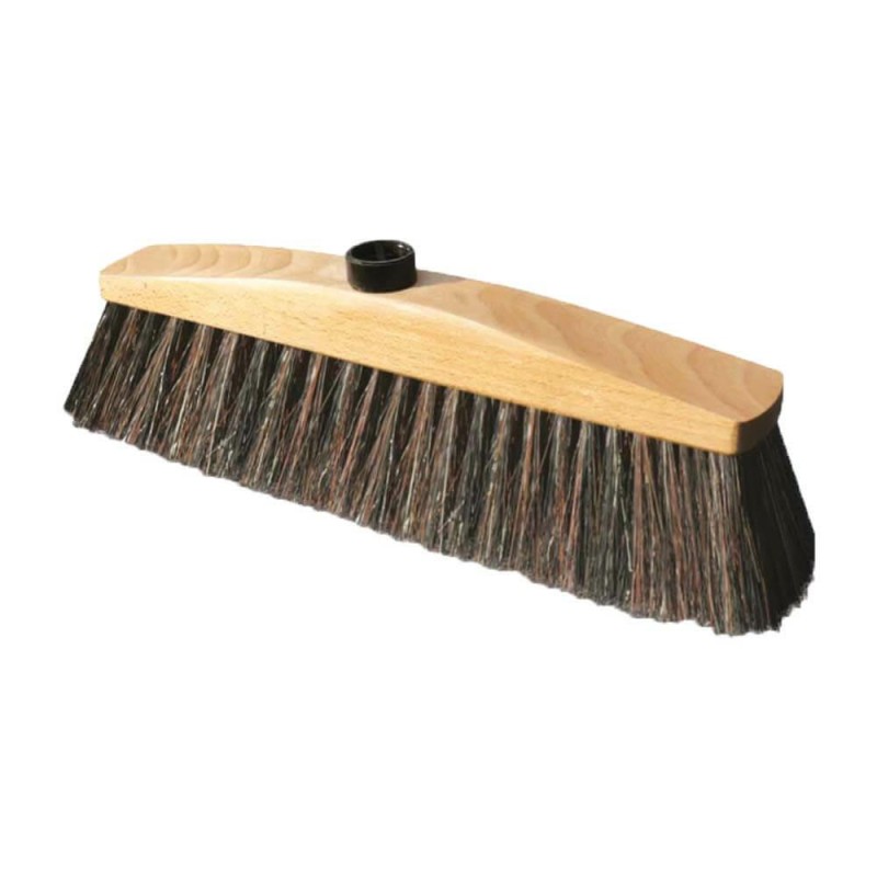 Miotła drewniana uniwersalna z naturalnym włosiem YORK 40 cm