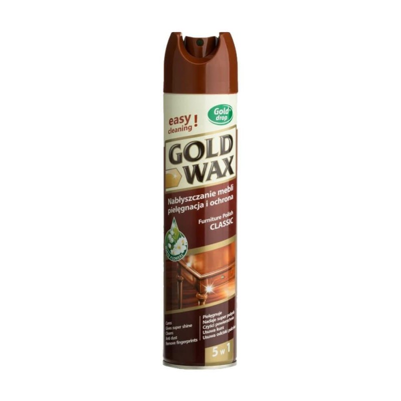 Spray do czyszczenia mebli GOLD DROP Gold Wax 300 ml
