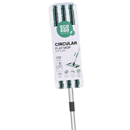 Mop płaski z trzonkiem teleskopowym YORK ECO EGO Circular 137 cm
