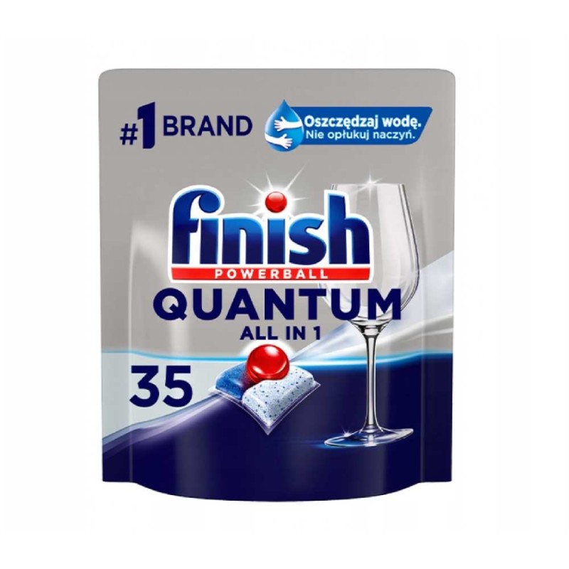 Kapsułki do zmywania FINISH QUANTUM ALL IN 1 35 szt.