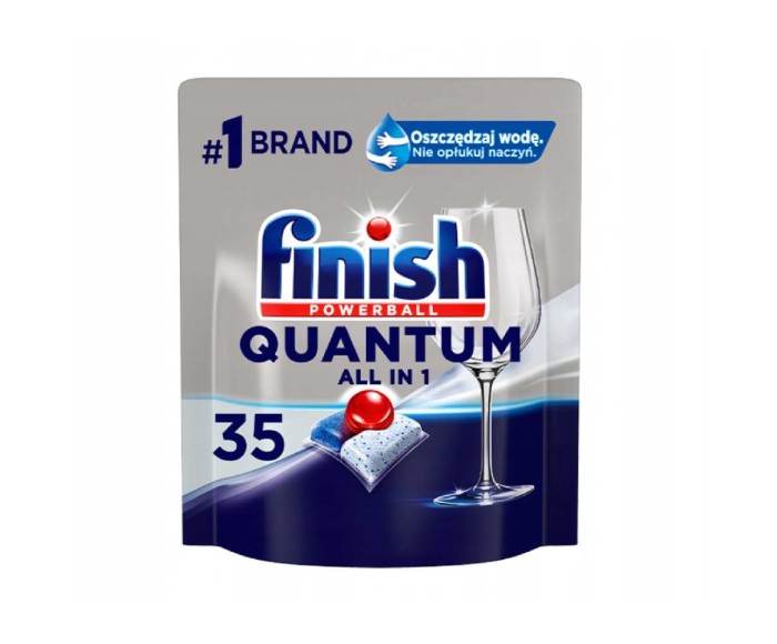 Kapsułki do zmywania FINISH QUANTUM ALL IN 1 35 szt.