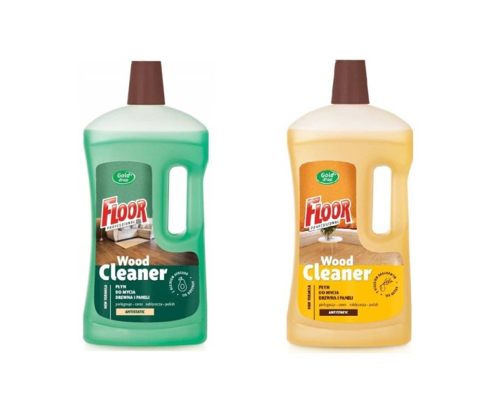 Płyn do mycia drewnianych podłóg GOLD DROP FLOOR Professional 1 l MIX