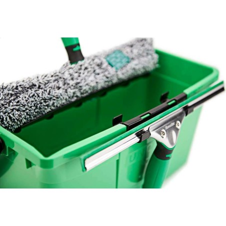 Zestaw 3 w 1 ściągaczka myjka do okien 35 cm i wiadro 12 l UNGER ErgoTec AK013