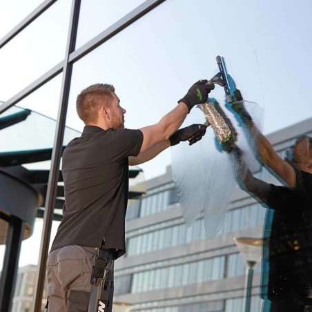 Zestaw 3 w 1 ściągaczka myjka do okien 35 cm i wiadro 12 l UNGER ErgoTec AK013