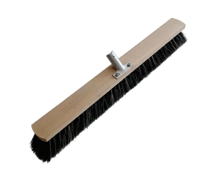 Szczotka do zamiatania drewniana z miękkim włosiem 60 cm