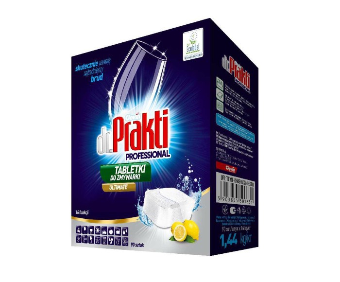 Tabletki do zmywarki Ultimate CLOVIN dr.Prakti Professional Lemon 90 szt.