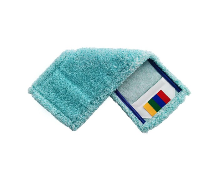 Mop z mikrofazy na kieszeń 40 x 13 cm zielony
