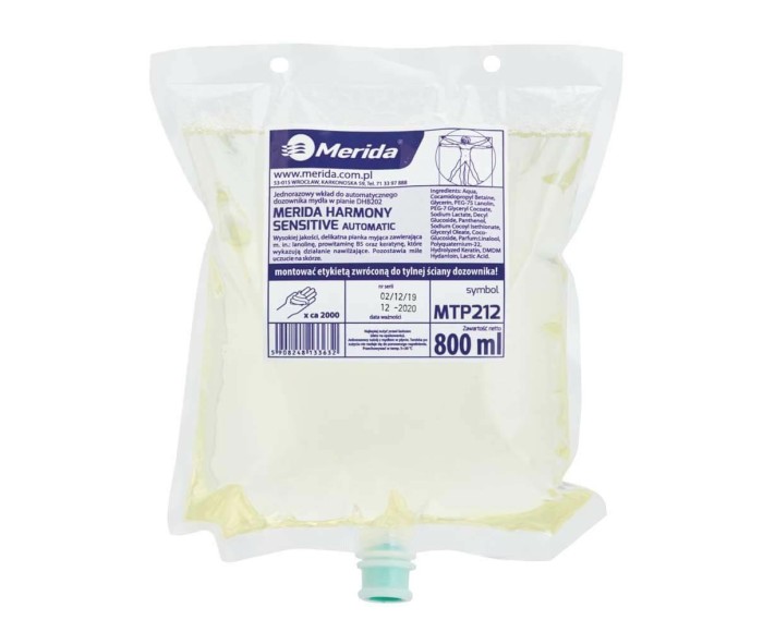 Mydło w pianie MERIDA Harmony Sensitive 800 ml