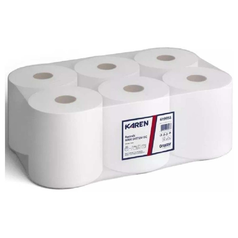 Ręcznik papierowy w roli maxi GRASANT Karen 61995S 6 rol.