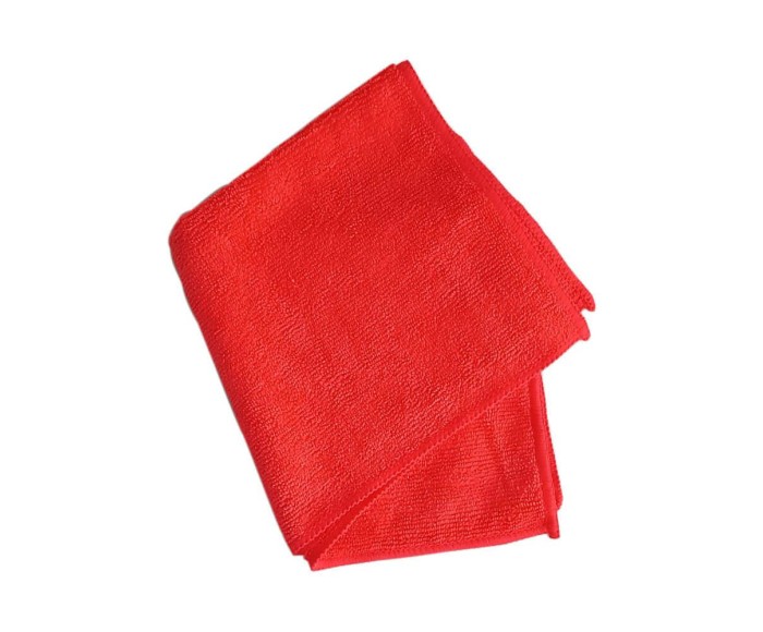 Ścierka z mikrofazy TERRY 33 x 33 cm czerwona FPP